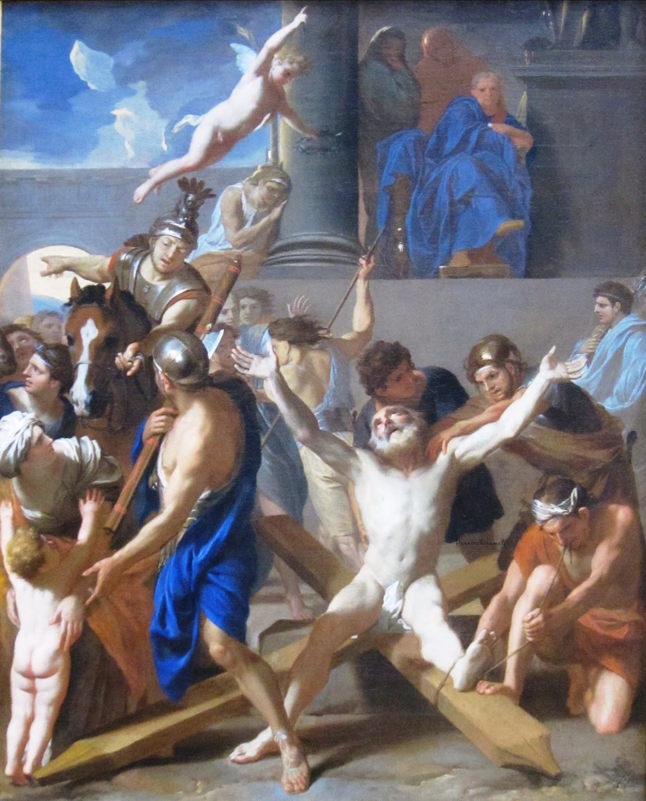 Il Martirio di S.Andrea di Charles Le Brun, Getty 1646-47