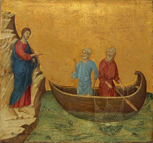 Duccio di Buoninsegna (1260–1318) La vocazione di S.Andrea